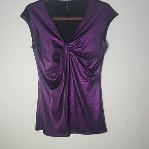 Chic Purple Women's Blouse
